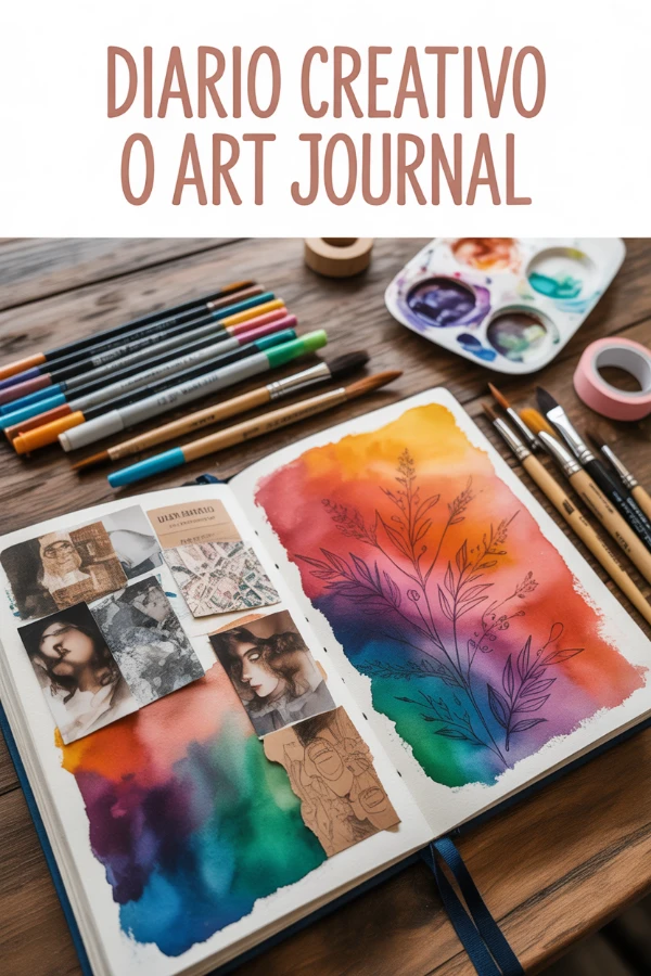 diario creativo o art journal