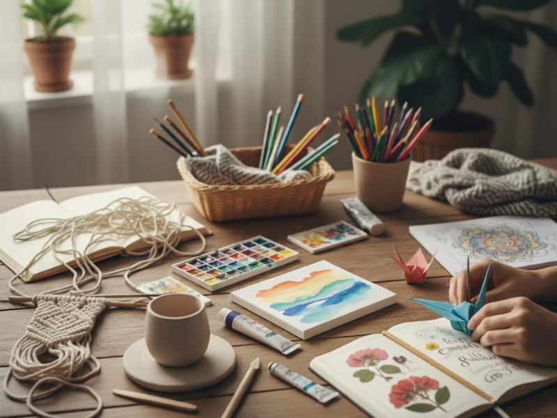 Arte y calma: 7 manualidades para desconectar del estrés
